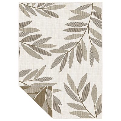 Duo Weave 170 X 120 - TRAILING LEAVES BEIGE