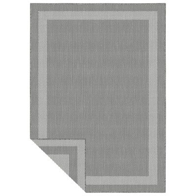 Duo Weave 170 X 120 - BORDER SILVER
