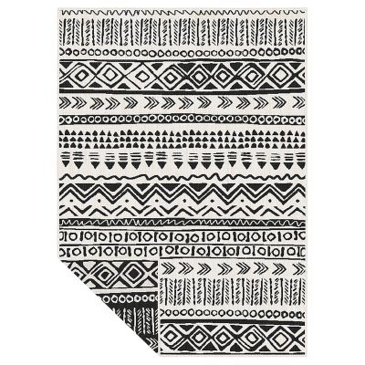 Duo Weave 170 X 120 - TRIBAL BLACK