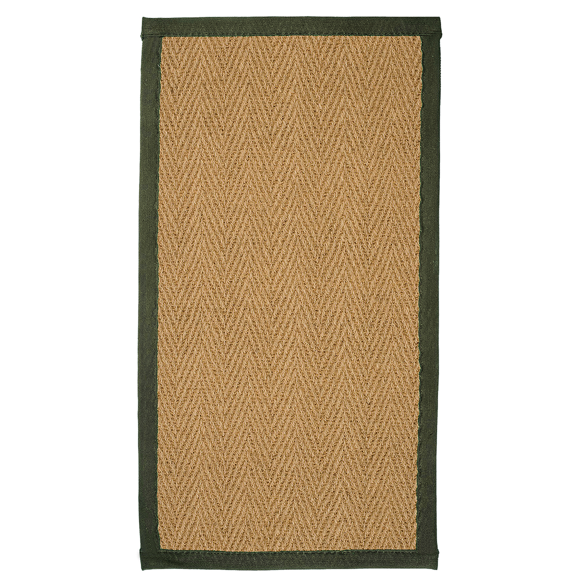 Coir Herringbone 122x66cm - Coir Herringbone 122x66cm Green