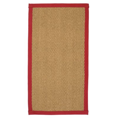 Coir Herringbone 122x66cm - Coir Herringbone 122x66cm Red