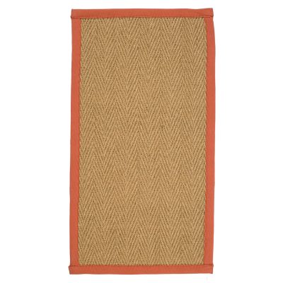 Coir Herringbone 122x66cm - Coir Herringbone 122x66cm Terracotta