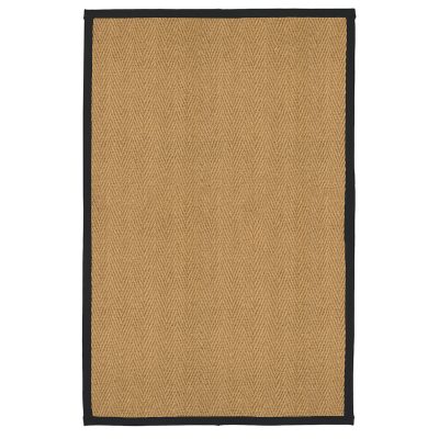 Coir Herringbone 150x100cm - Coir Herringbone 150x100cm Black