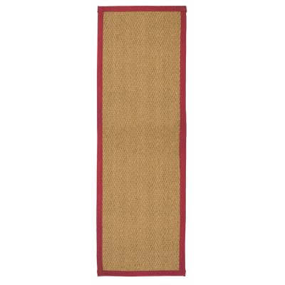 Coir Herringbone 244x66cm - Coir Herringbone 244x66cm Red
