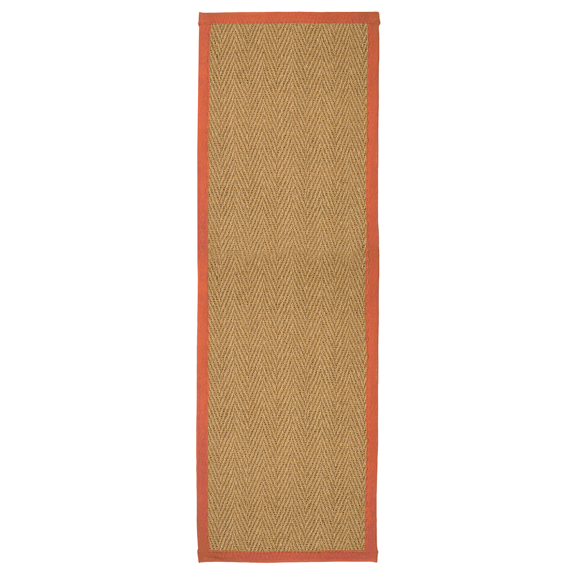Coir Herringbone 244x66cm - Coir Herringbone 244x66cm Terracotta