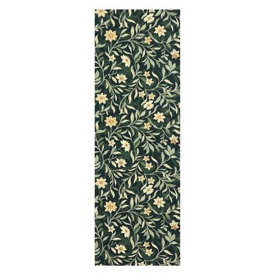Knightsbridge 150 X 50cm Runner Single - FLORAL FOREST