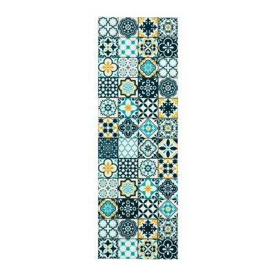 Knightsbridge 150 X 50cm Runner Single - VICTORIAN TILE TEAL