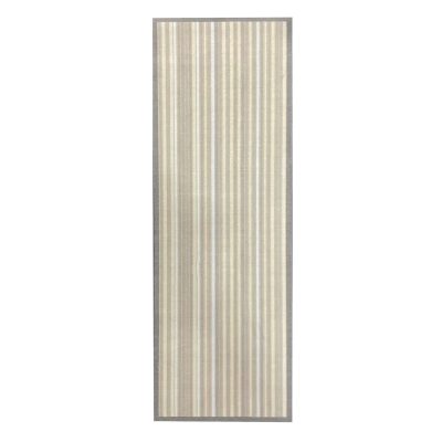 Knightsbridge 150 X 50cm Runner Single - STRIPES NATURAL