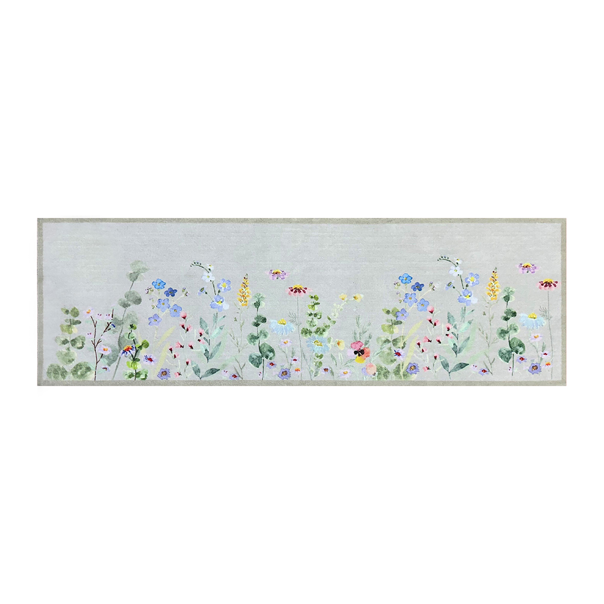 Knightsbridge 150 X 50cm Runner Single - FLORAL GARDEN