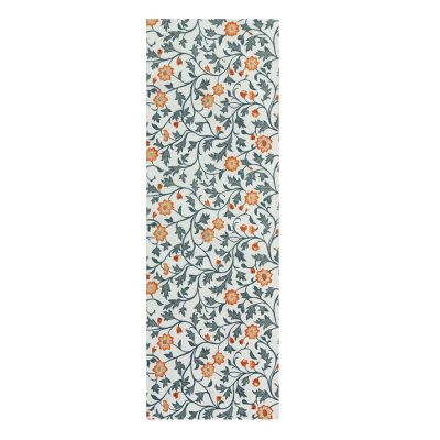 Knightsbridge 150 X 50cm Runner Single - FLORAL BEIGE