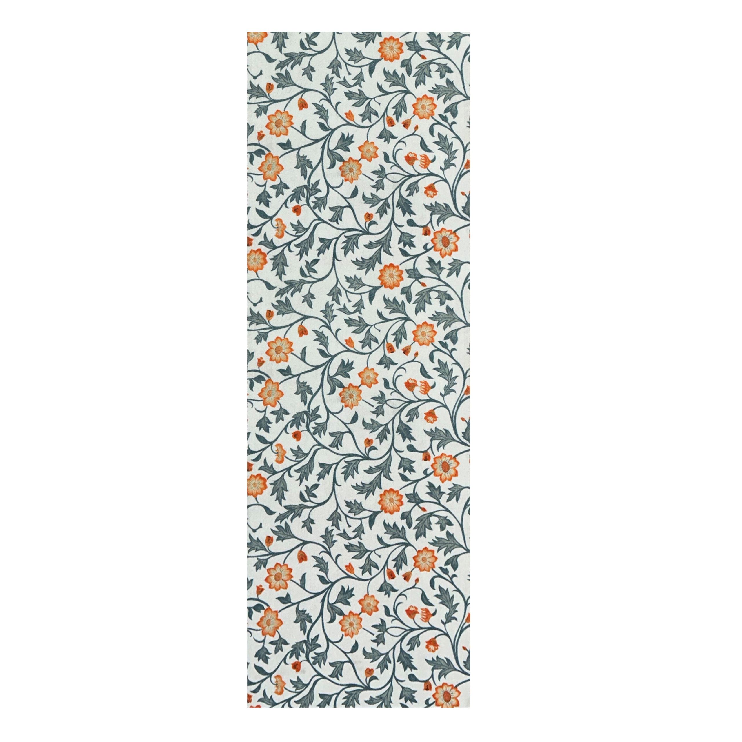 Knightsbridge 150 X 50cm Runner Single - FLORAL BEIGE