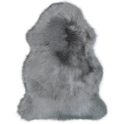 Luxury Faux Fur - Luxury Faux Fur – Grey Tip Dye – 60x90cm