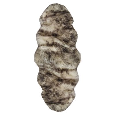 Luxury Faux Fur 180x60cm - Luxury Faux Fur 180x60cm White Tip Dye