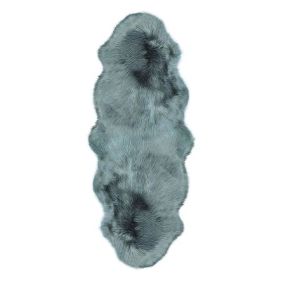 Luxury Faux Fur 180x60cm - Luxury Faux Fur 180x60cm Grey Tip Dye